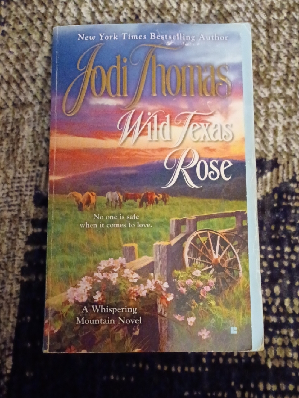 $4 Add-on "Wild Texas Rose" By Jodi Thomas - Paperback Romance